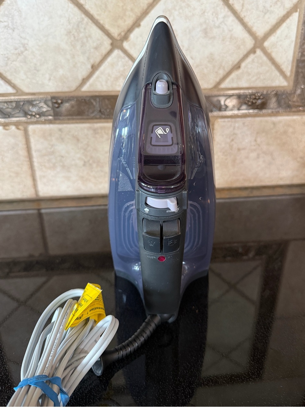 Rowenta Electric Iron in Gray and Silver